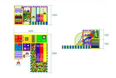 Детский игровой лабиринт «Морское приключение 2»