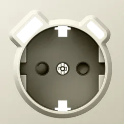 Donel A07 шампань накладка для розетки Schuko с зарядным устройством USB A+C, со шторками 16A 250 В