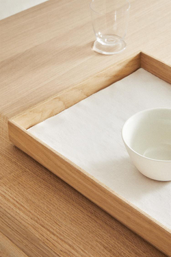 ZARA HOME ЛЬНЯНАЯ САЛФЕТКА, ЭКРЮ