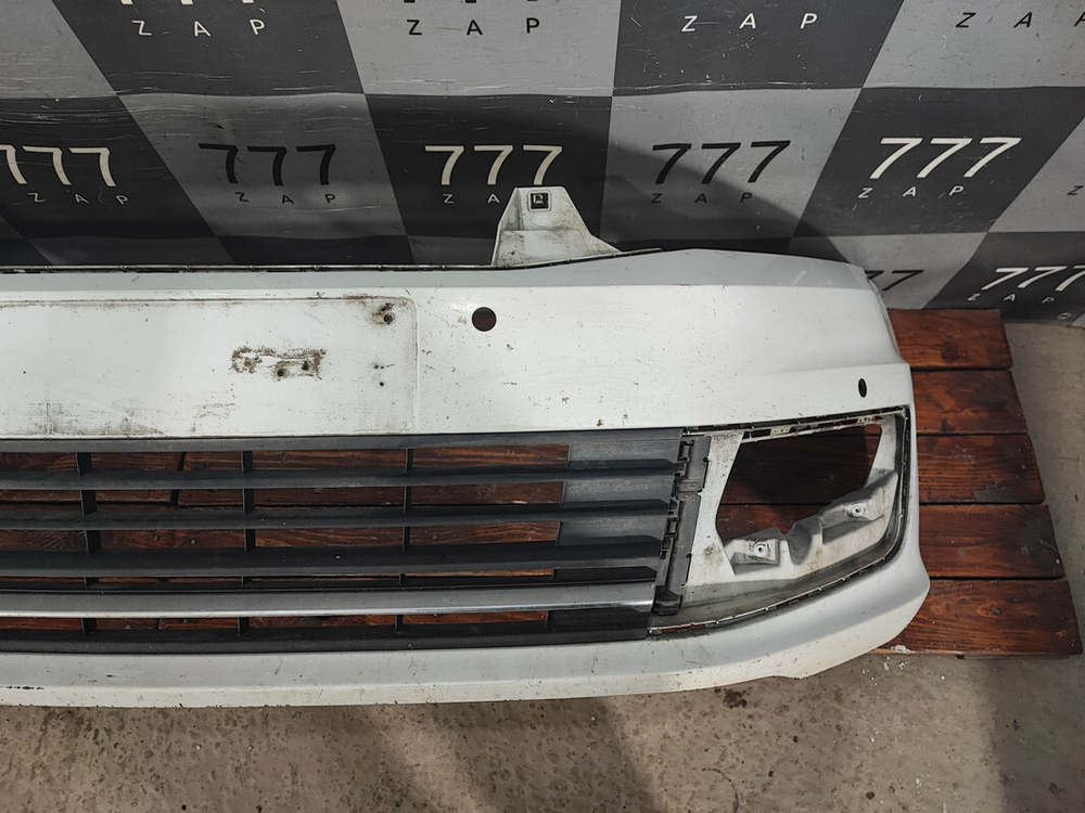 Бампер передний Volkswagen Polo 5 15-20 Б/У Оригинал 6RU807221A