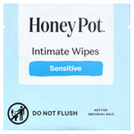 The Honey Pot Company, салфетки для интимной гигиены, для чувствительных зубов, 15 салфеток в индивидуальной упаковке