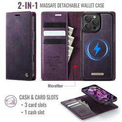 Чехол-кошелек CaseMe 2 in 1 MagSafe iPhone 16 ProMax
