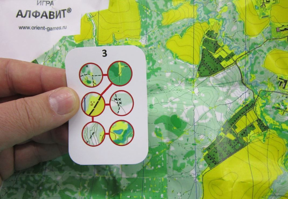 игра Алфавит для любителей спортивного ориентирования