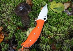Нож Spyderco Mule Team 23 CPM 20CV Orange Handleфотография - 2