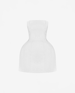 Платье мини корсетного типа из бархата