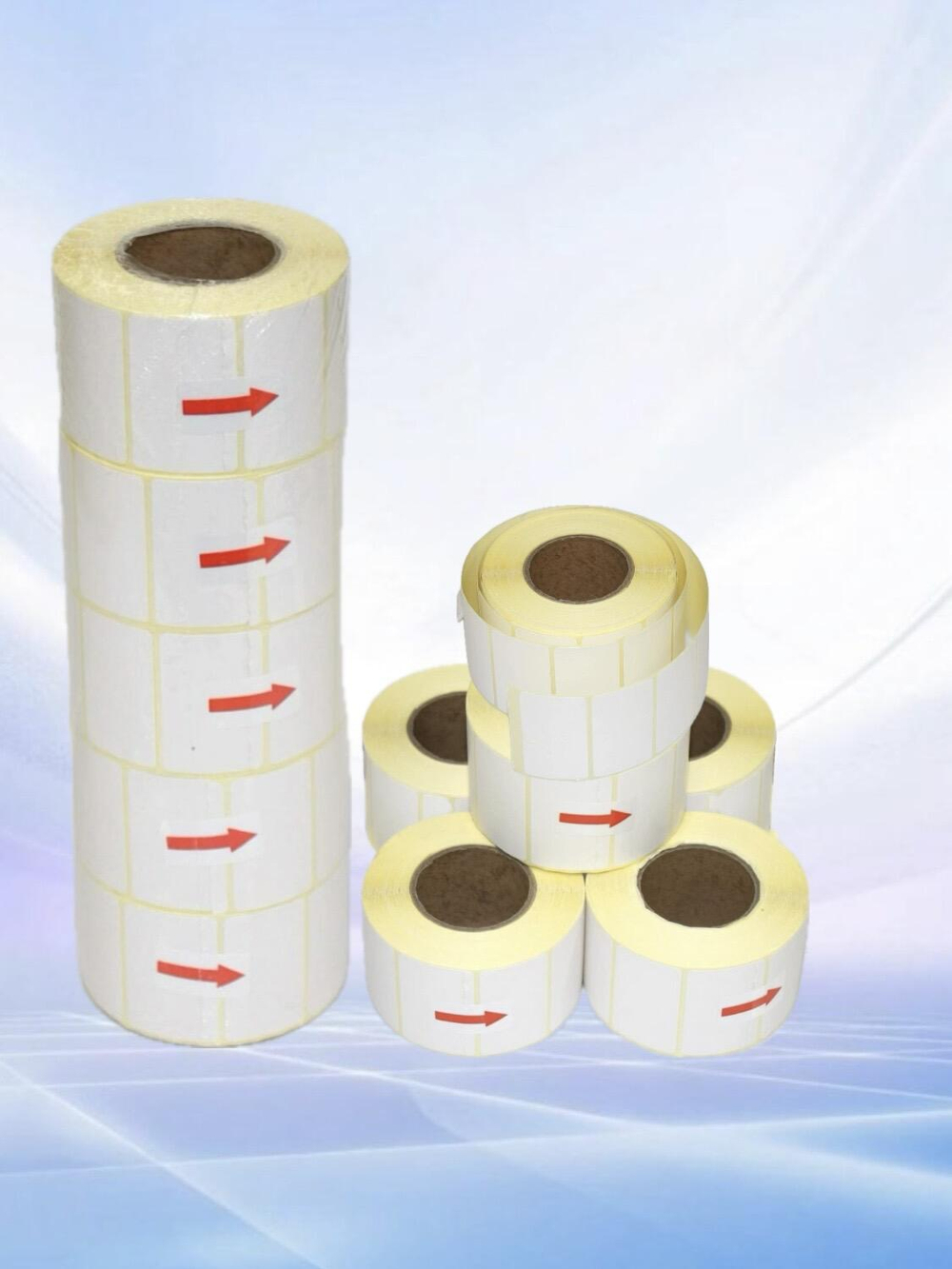 Самоклеящиеся термоэтикетки ТОП 43x25мм 100 рулонов по 900шт