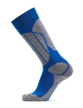 Термоноски женские Norveg Sport Wool  высокие (9SWSWRU-070), голубой+антрацит