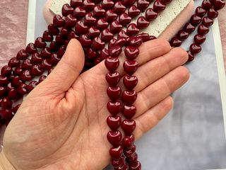 Бусины "Сердце. Майорка", 12мм (имитация)