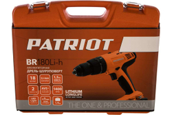 Аккумуляторная дрель-шуруповерт PATRIOT BR 180Li-h 180301460, 0-400/0-1400 об/мин, 3.6 кг