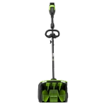 Greenworks GD40SS2 40В аккумуляторная снегоуборочная лопата (1 x 4 Ач, ЗУ) ковш 30 см, выброс 7.6 м 2603107UB