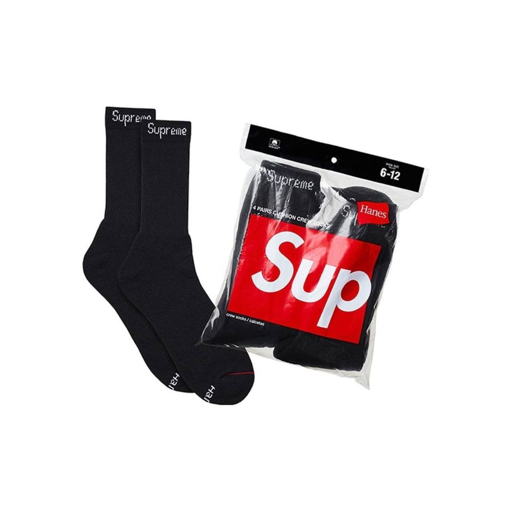 Hanes x Supreme Socks (4 pack)