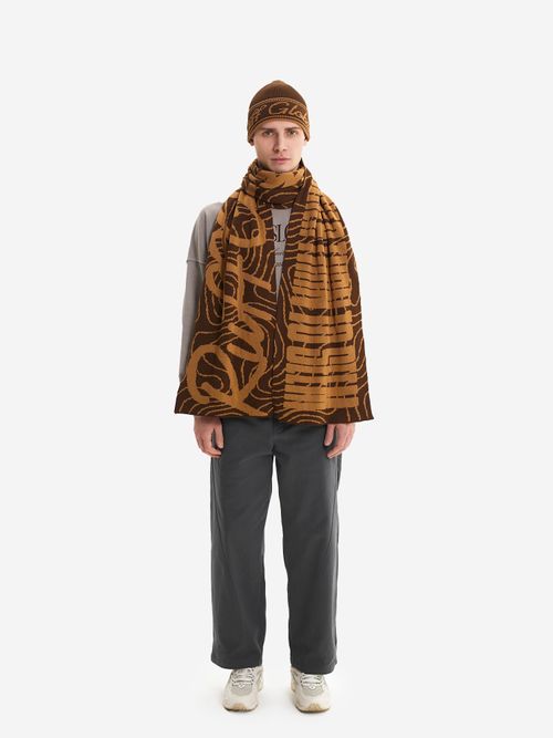 Шарф Ruff Global Tbrts коричневый