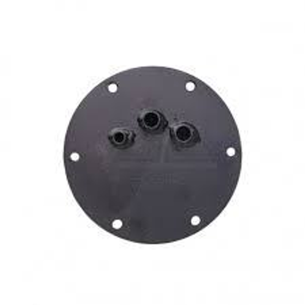 Металлический фланец для сухих тэнов водонагревателя, диаметр 165 мм