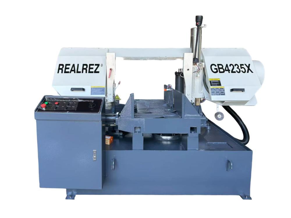 Станок ленточнопильный полуавтоматический REALREZ GB4235X