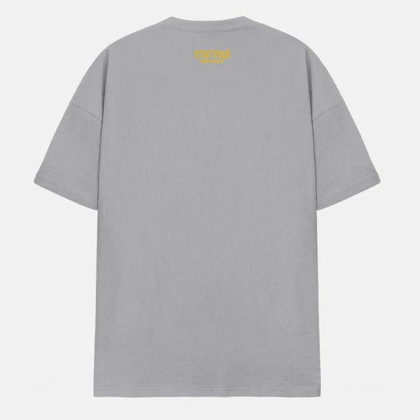 Футболка «Культурный код Санкт-Петербурга» Заяц серая - фото 2