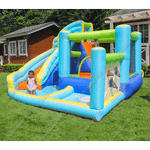 Батут домашний "Водная горка 2" 4,5*4*2,6 м