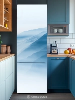 Наклейка на холодильник самоклеящаяся большая абстракция