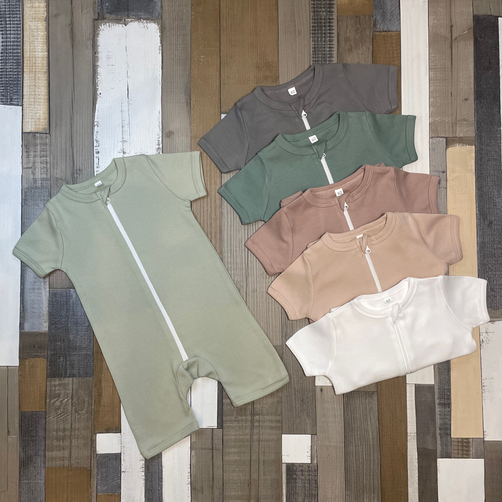 Полукомбинезон-песочник на молнии Сахар RinaAmari