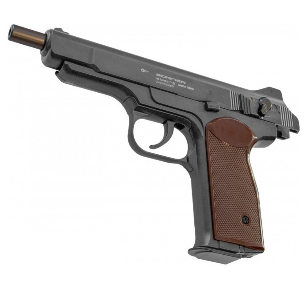 Пистолет пневматический Borner APS 4,5 мм BLOWBACK