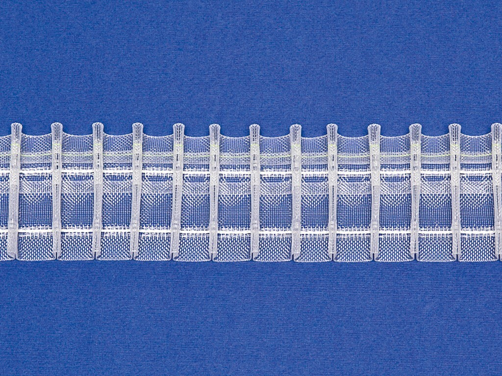 Шторная лента Bandex PLACIDO 1:2.5, карандашная складка, цвет прозрачный (ширина 50 mm)