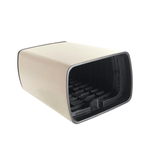 Ведро для мусора сенсорное, прямоугольное, широкое, внутр ведро, Foodatlas JAH-5112, 30 л (золотой)