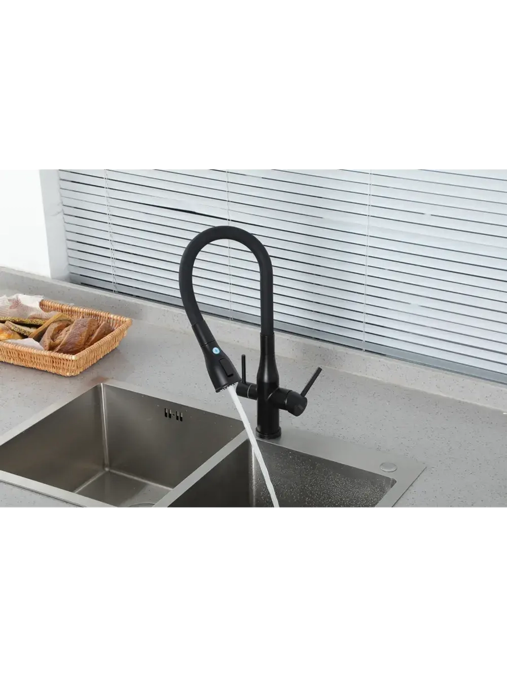 Смеситель для кухни с подключением к фильтру Gappo G4399-66