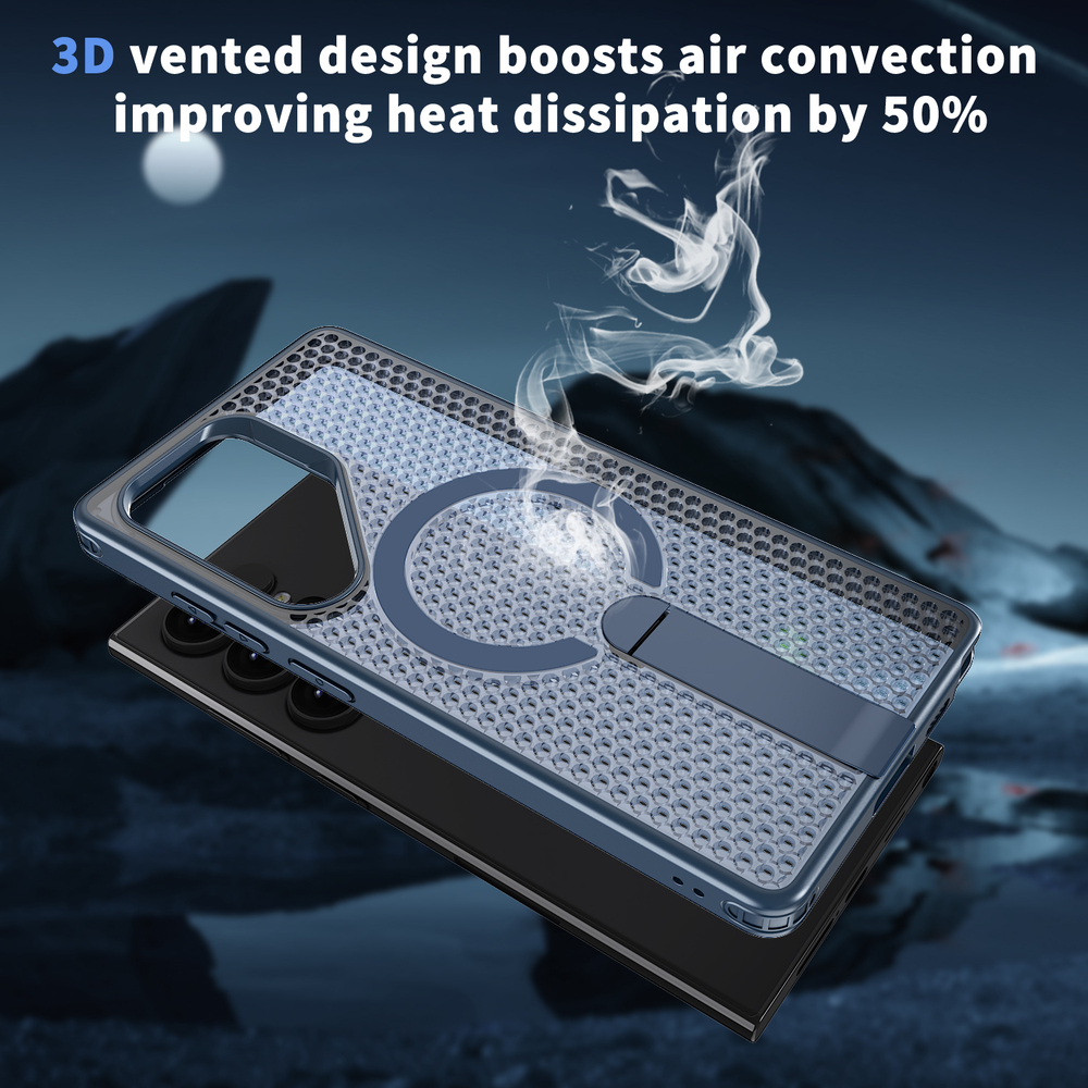 Прозрачный чехол Mesh Pro Magnetic Case для Samsung Galaxy S23 Ultra