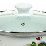 Набор эмалированной посуды 6 пр, кастрюли 2, 3, 4 л, Керчь, Куркума-1-Экстра