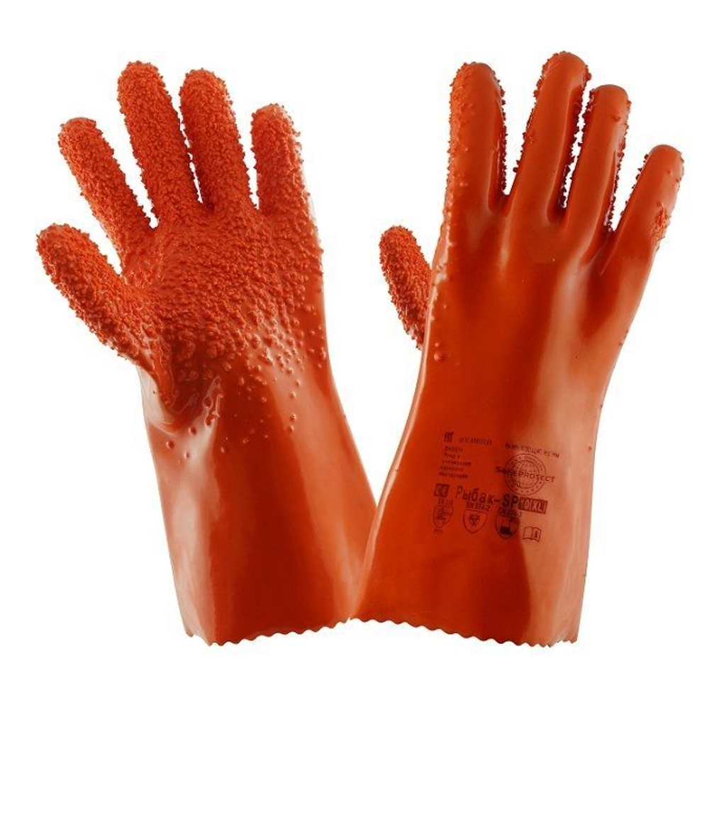 Перчатки рыболовные рыбообработчика РЫБАК 30 см, 12 пар XL