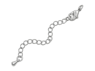 Карабин 12х6мм, с удлинителем (капля)