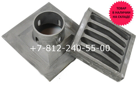 Воронка водосточная с решеткой для мостов ВУ-150