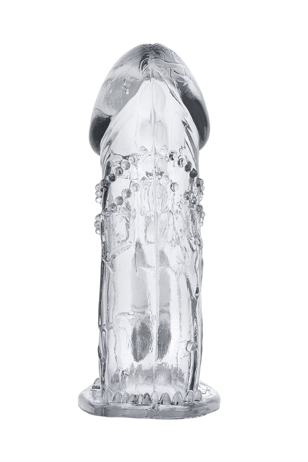 Прозрачная насадка на пенис Uco - 13 см. (Цвет: прозрачный)