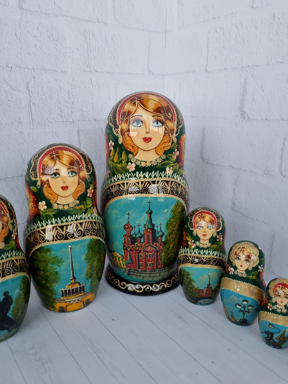 Матрешка "Санкт-Петербург" 7 мест