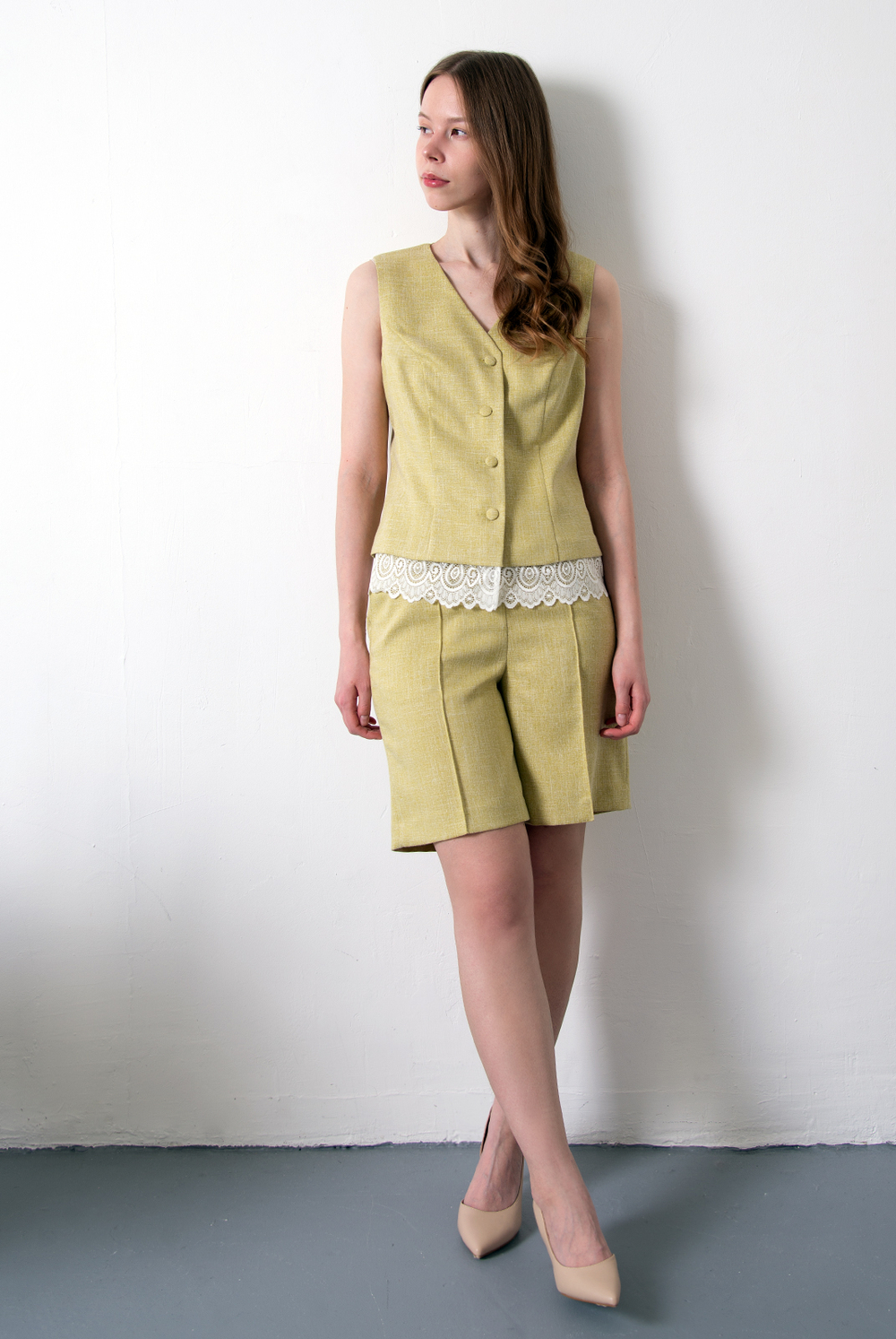 Жилет женский 4763А, Фисташка #478Фис064763А