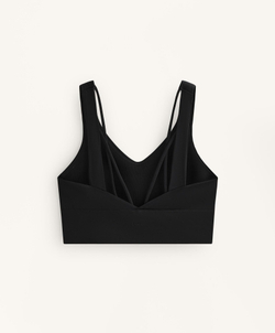 Oysho Спортивный бюстгальтер Light Touch со средней поддержкой, черный