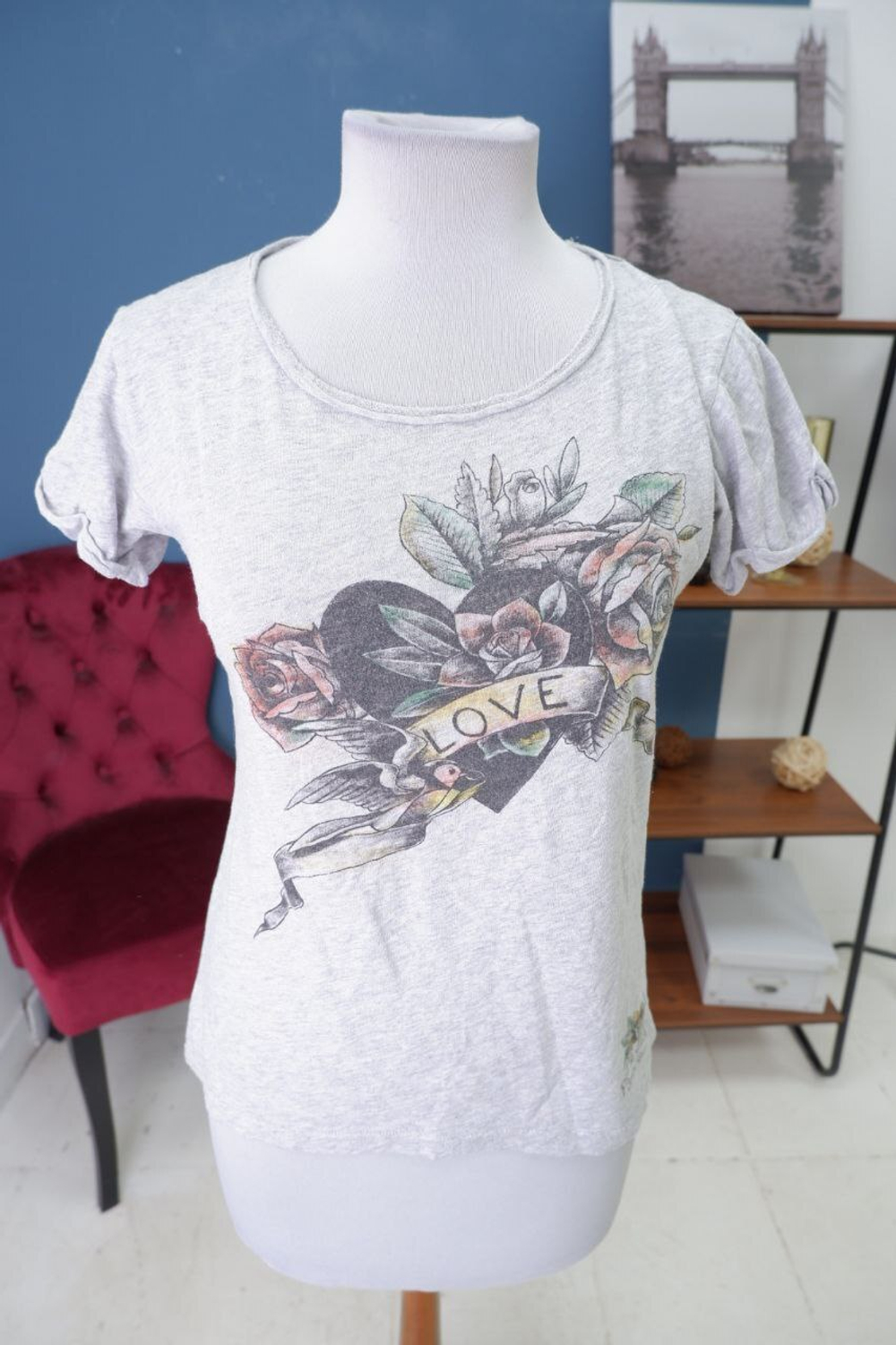 Футболка Pepe Jeans  с принтом 42 размер