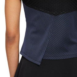 Женская футболка теннисная Nike Court Dri-Fit Advanced Slam Top W - black/white