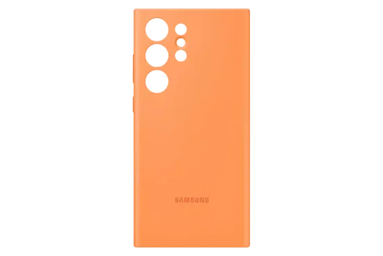 Чехол - накладка Samsung Galaxy S23 Ultra Silicone Case - Orange
