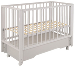 Кровать детская 120*60 RANT "BERGEN PLUS" (арт.800) универ маят/ящ Crystal Beige