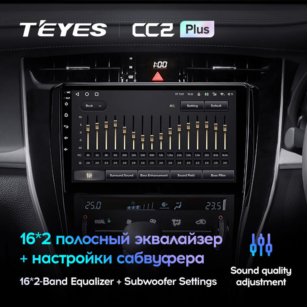 Teyes CC2 Plus 10.2" для Toyota Harrier 2013-2020