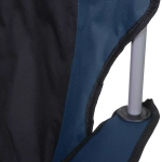 Кресло складное с подлокотниками до 120кг Комфорт 54*54*94см синее