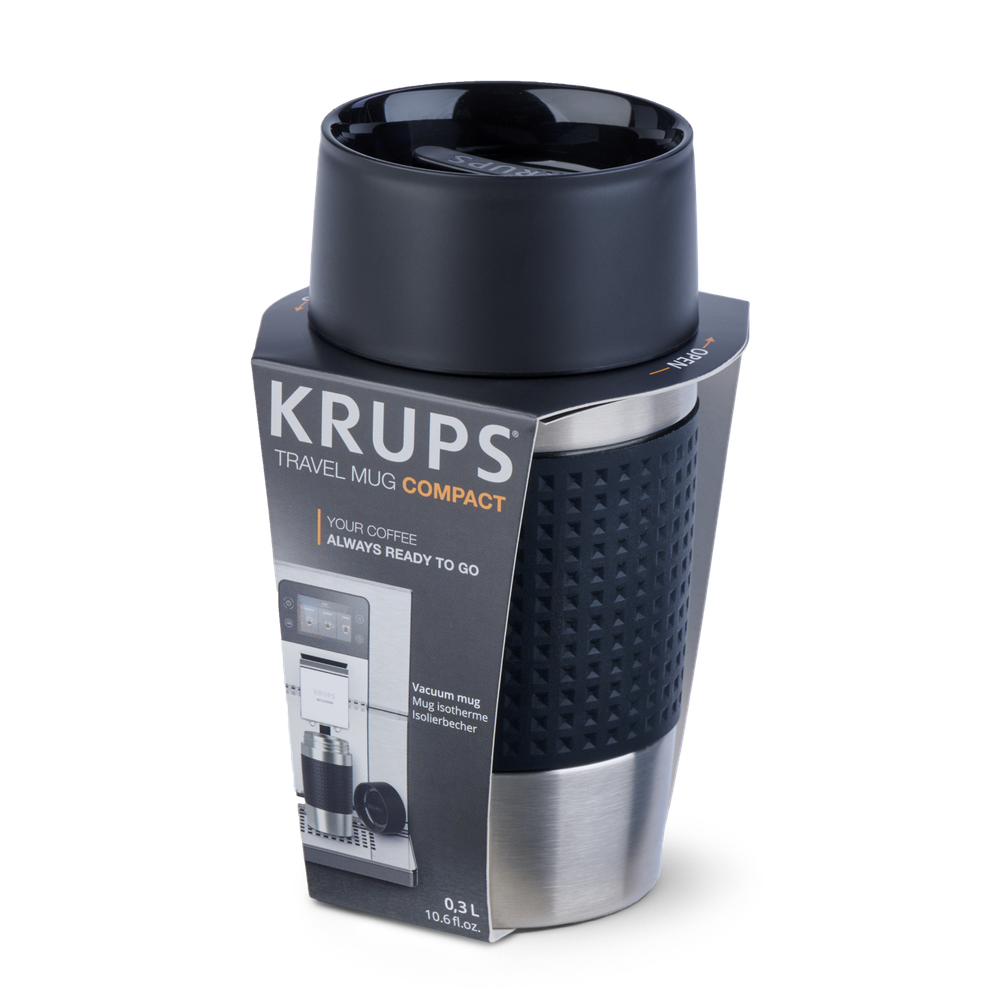 Термокружка Krups Compact 0,3 л черная N2161144