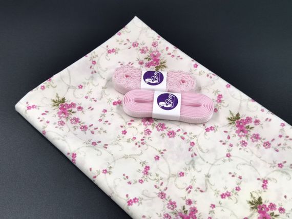 Атлас-стрейч бельевой, суфле, молочная карамель, айвори