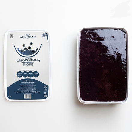 Пюре Черная смородина Агробар замороженное, 250 гр