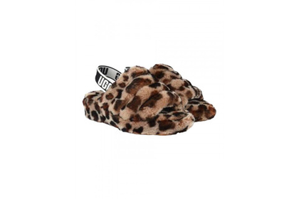 UGG Fluff Yeah Slide Leopard