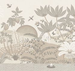 Пейзаж 2 Гранатовый оазис панно