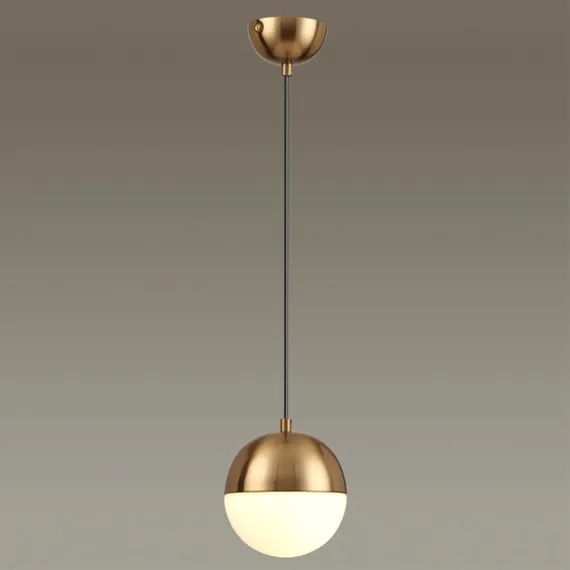 4960/1 PENDANT ODL22 471 античн.бронза/металл/белый/стекло Подвес E27 1*40W PINGA