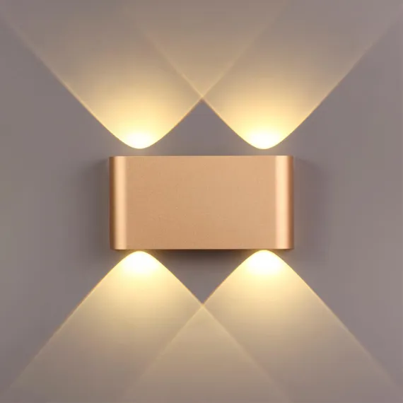 3893/4WL HIGHTECH ODL20 363 золотистый/металл Настенный светильник LED 3000K 4W 220V MAGNUM