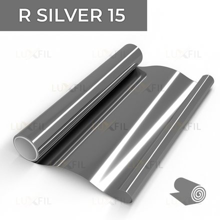 Пленка зеркальная R SILVER 15 LUXFIL, рулон (размер 0,75x30м.)