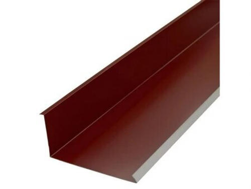 Карнизная планка(капельник) 100х69х2000 RAL 3005 красное вино